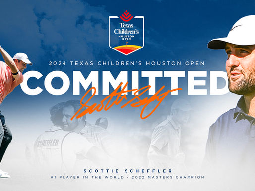 SCOTTIE SCHEFFLER AND WYNDHAM CLARK COMMIT TO 2024 TEXAS CHILDREN’S HOUSTON OPEN